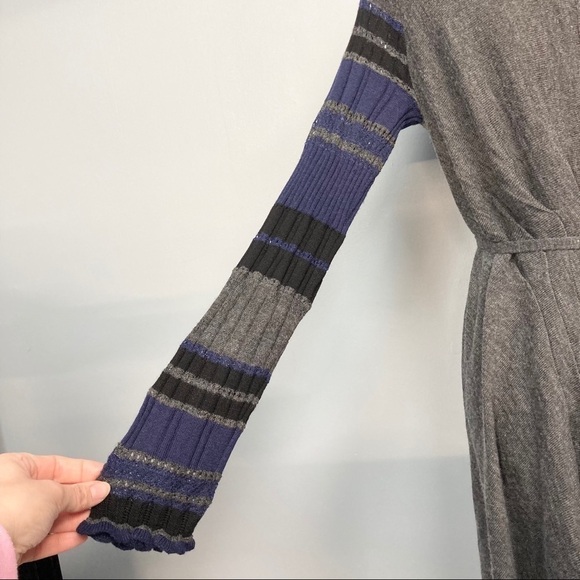 katherine Barclay Asymmetrical Wool Blend Cardigan - Picture 6 of 9